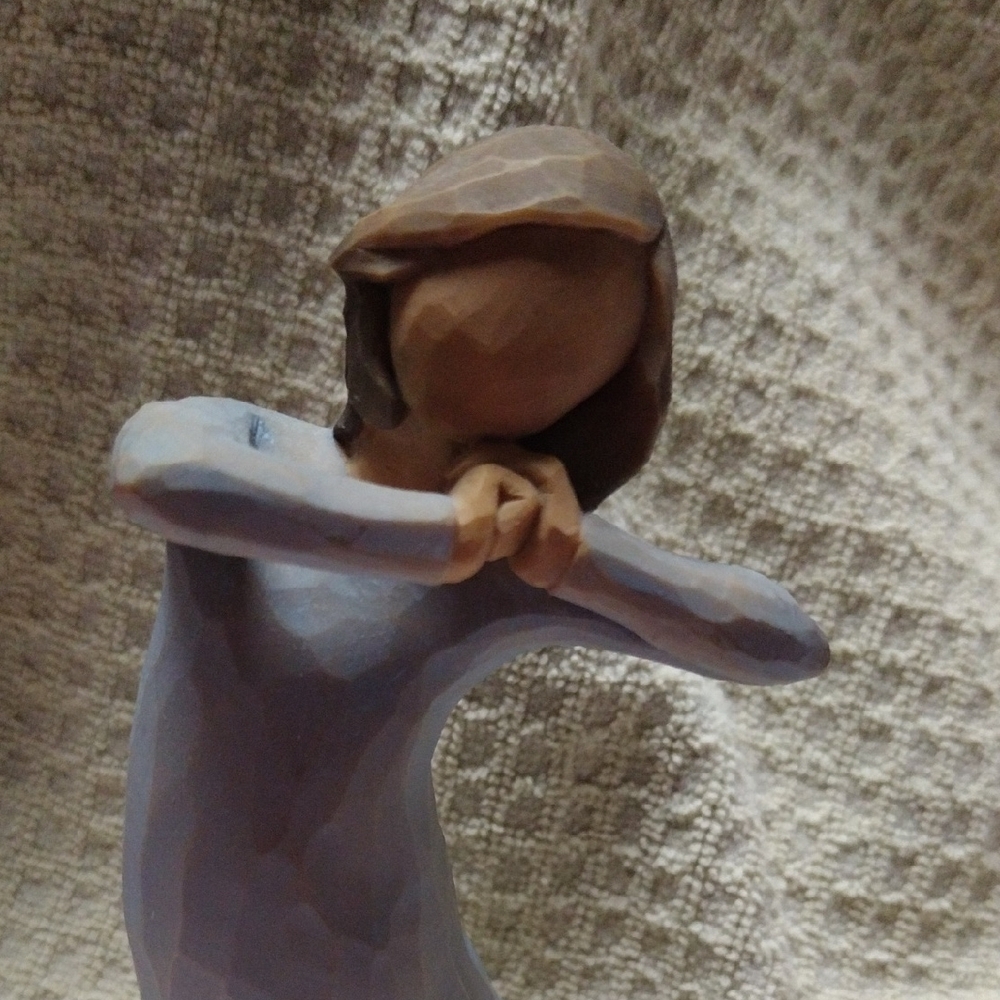 Willow Tree Journey Elegant Figurine with Blue Dress